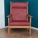 High Back Lounge Chair GE 265 by H J Wegner For Getama.