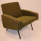 Pair of armchairs by Joseph André Motte, model 743 edited by Steiner 1950