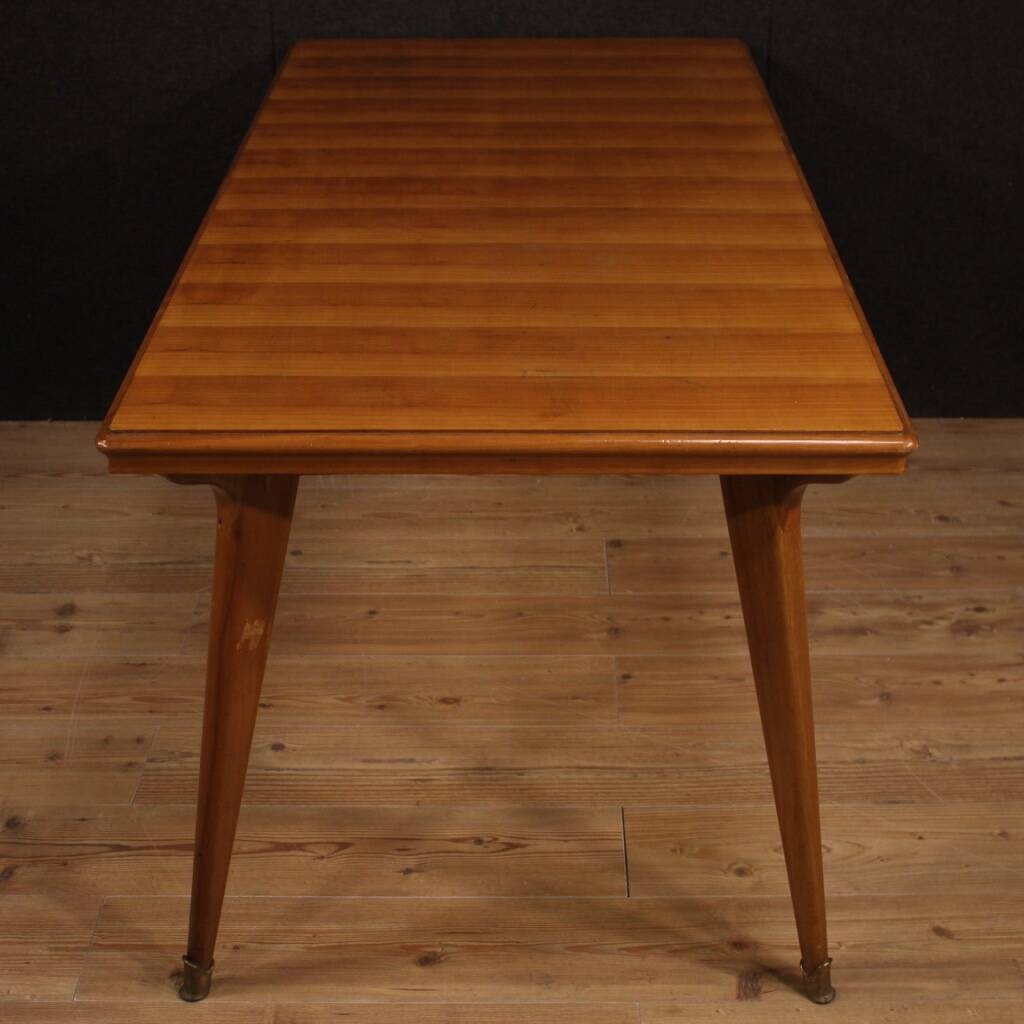 Table design italienne en bois du 20ème siècle