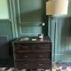 Vintage rattan chest of drawers