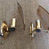 4 vintage wall lamps