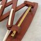 Accordion or scissor wall lamp, Scandinavian design from the 60s