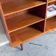 Vintage high bookcase teak Omann Jun