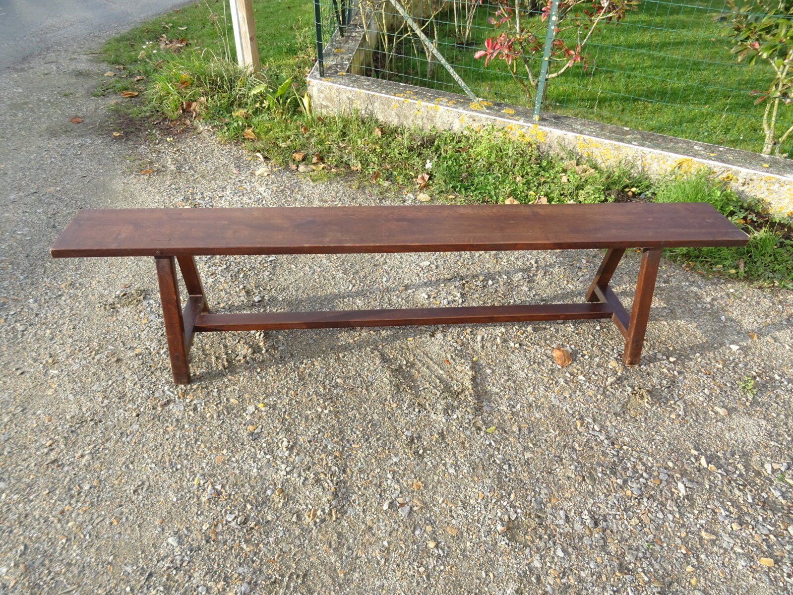 Oak farmhouse bench 200 cm