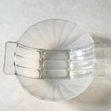Art Deco glass fruit bowl