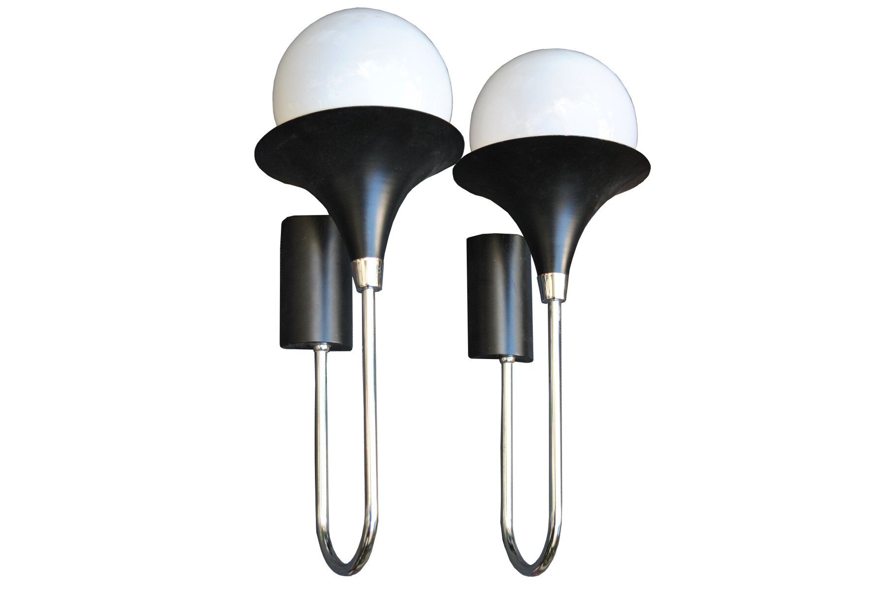 Mid-Century Wall Light in the style of Gino Sarfatti, Italy, set of 2