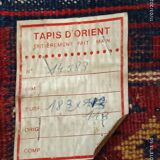 Tapis d'Orient ancien en laine, fait main