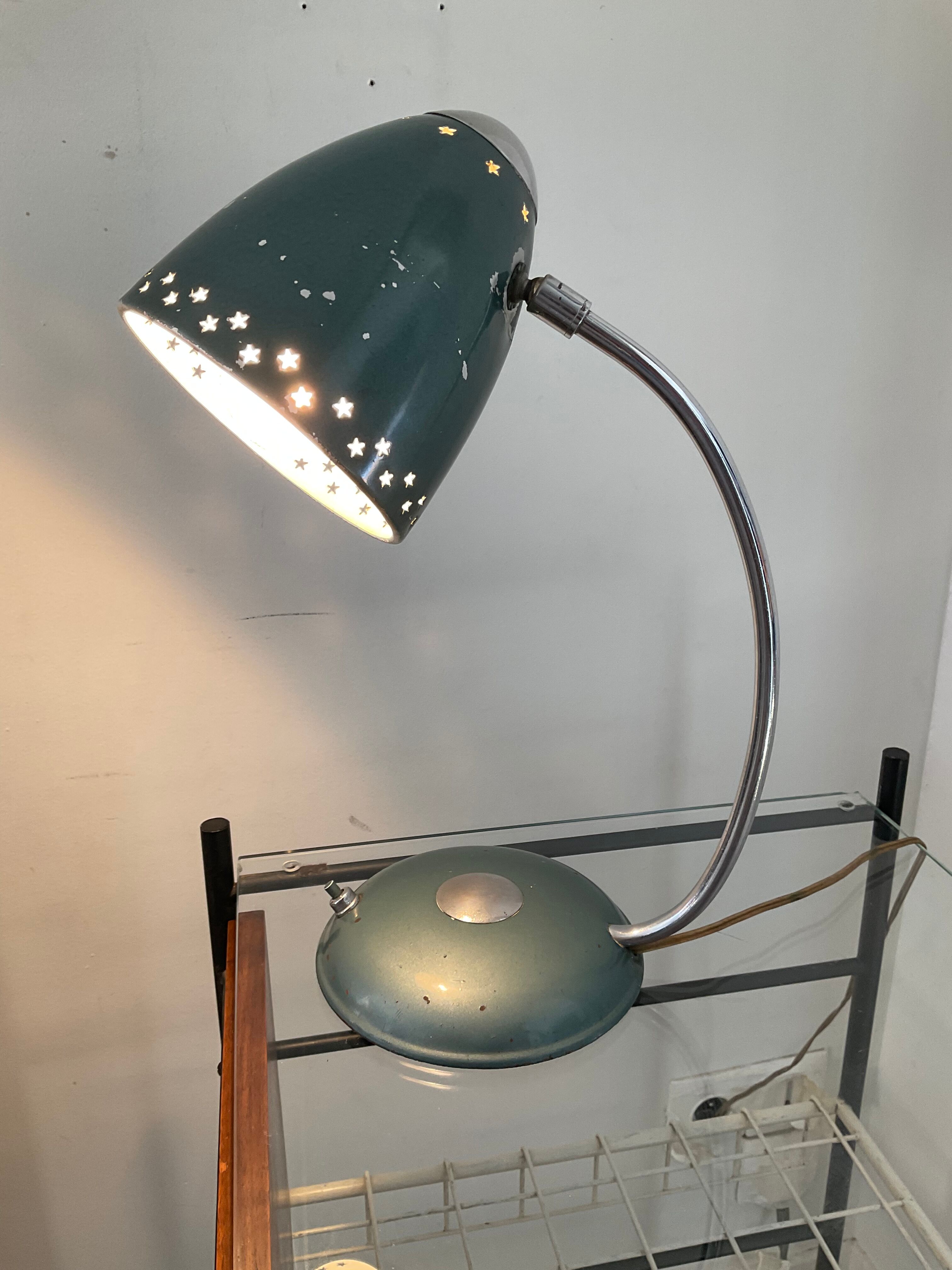 Lampe industrielle des années 50-60