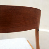 Set of 4 Baumann sleigh chairs