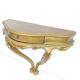 Wall console / gold shelf with drawer