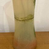 Enameled glass vase “lake landscape” François Théodore Legras
