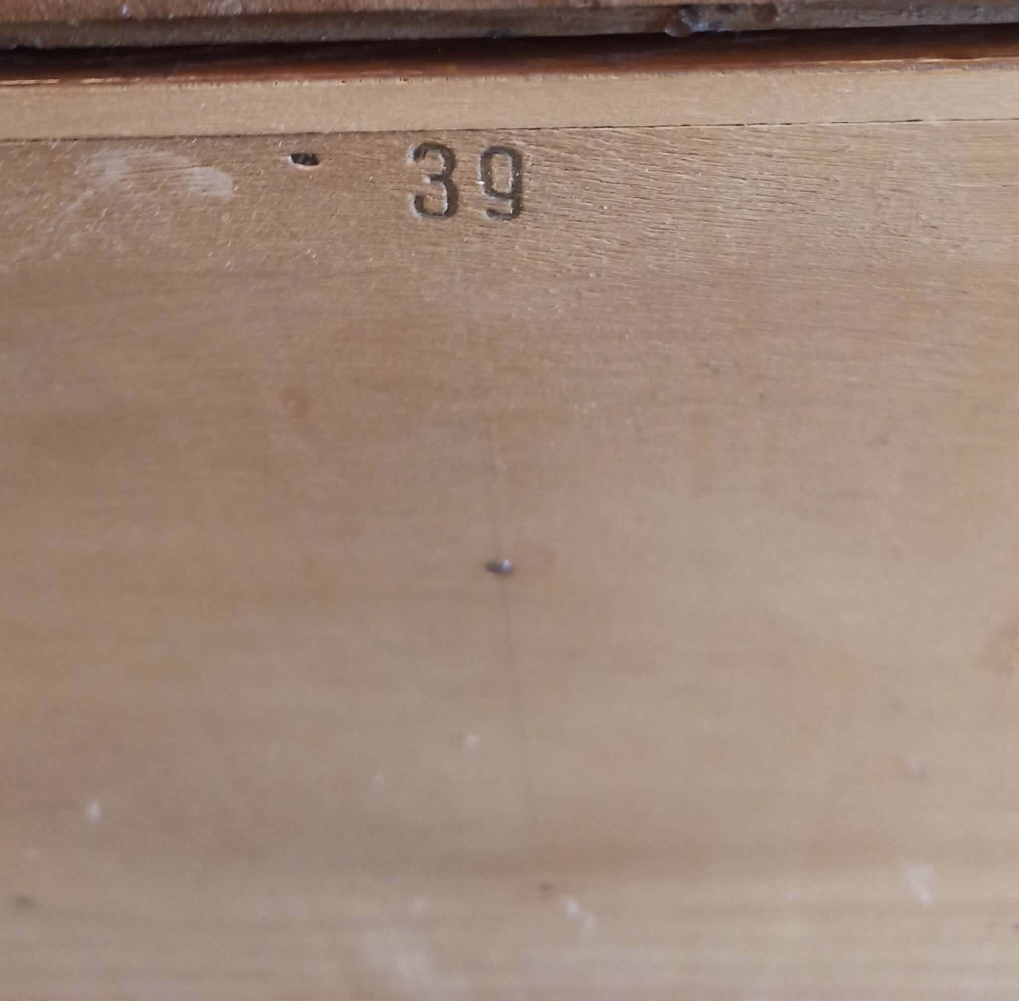 Double teak cabinet from the 1950s by Hans Wegner for RY Mobler, height 180 cm.