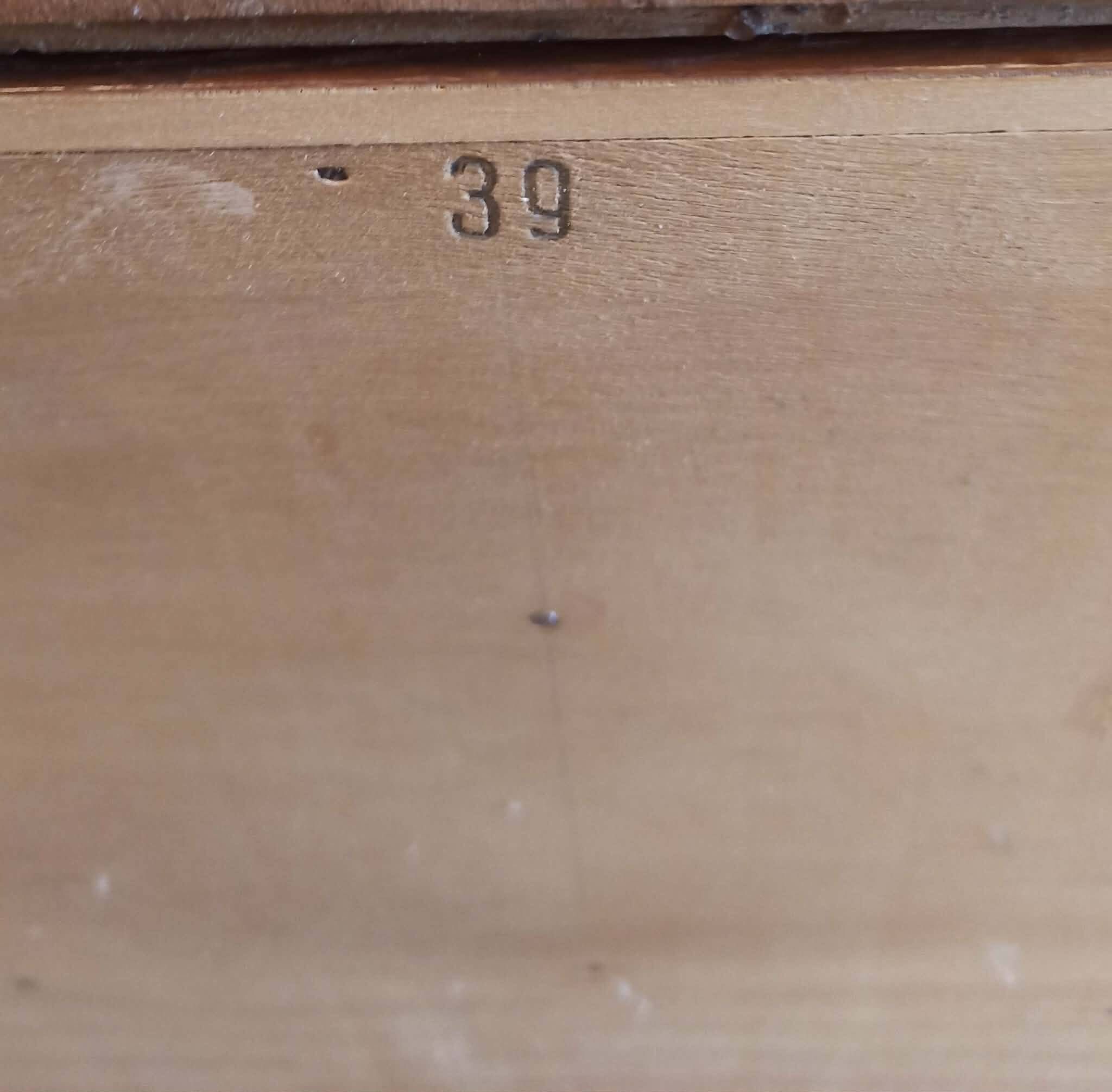 Double teak cabinet from the 1950s by Hans Wegner for RY Mobler, height 180 cm.