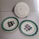 Lot assiettes barbotine