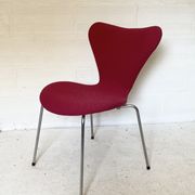 Pink chair 3107 by Arne Jacobsen