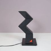 1980s "Zig Zag" desk lamp by Shui L. D. Chan for New Horizons, Hong Kong