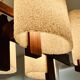 Scandinavian suspension in teak and acrylic Perspex from the 1960s.