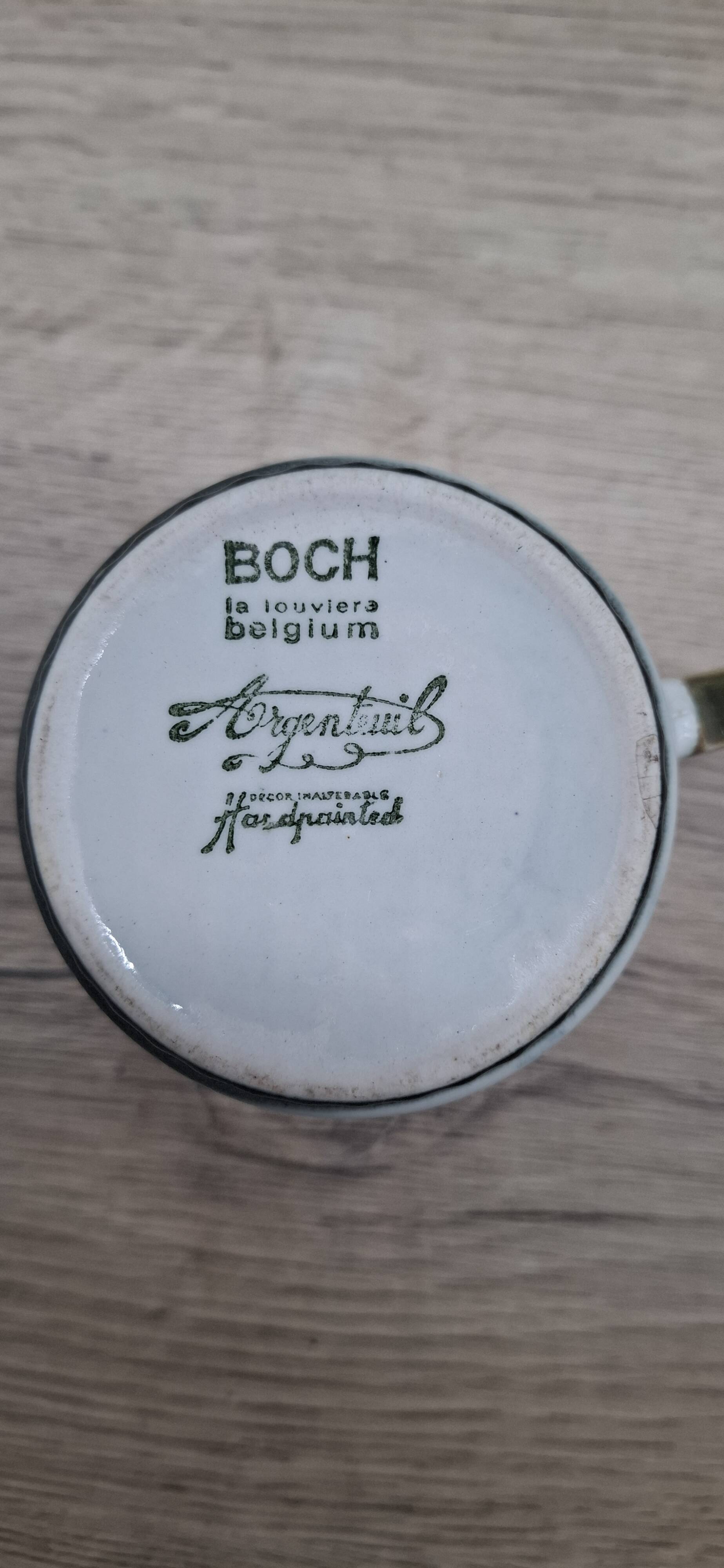 Set of 4 Argenteuil Boch cups 1966