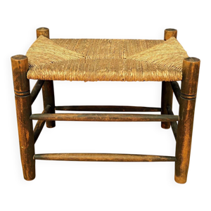 Tabouret recouvert de