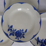 4 flat plates of Digoin Sarreguemines model Corsica 211209