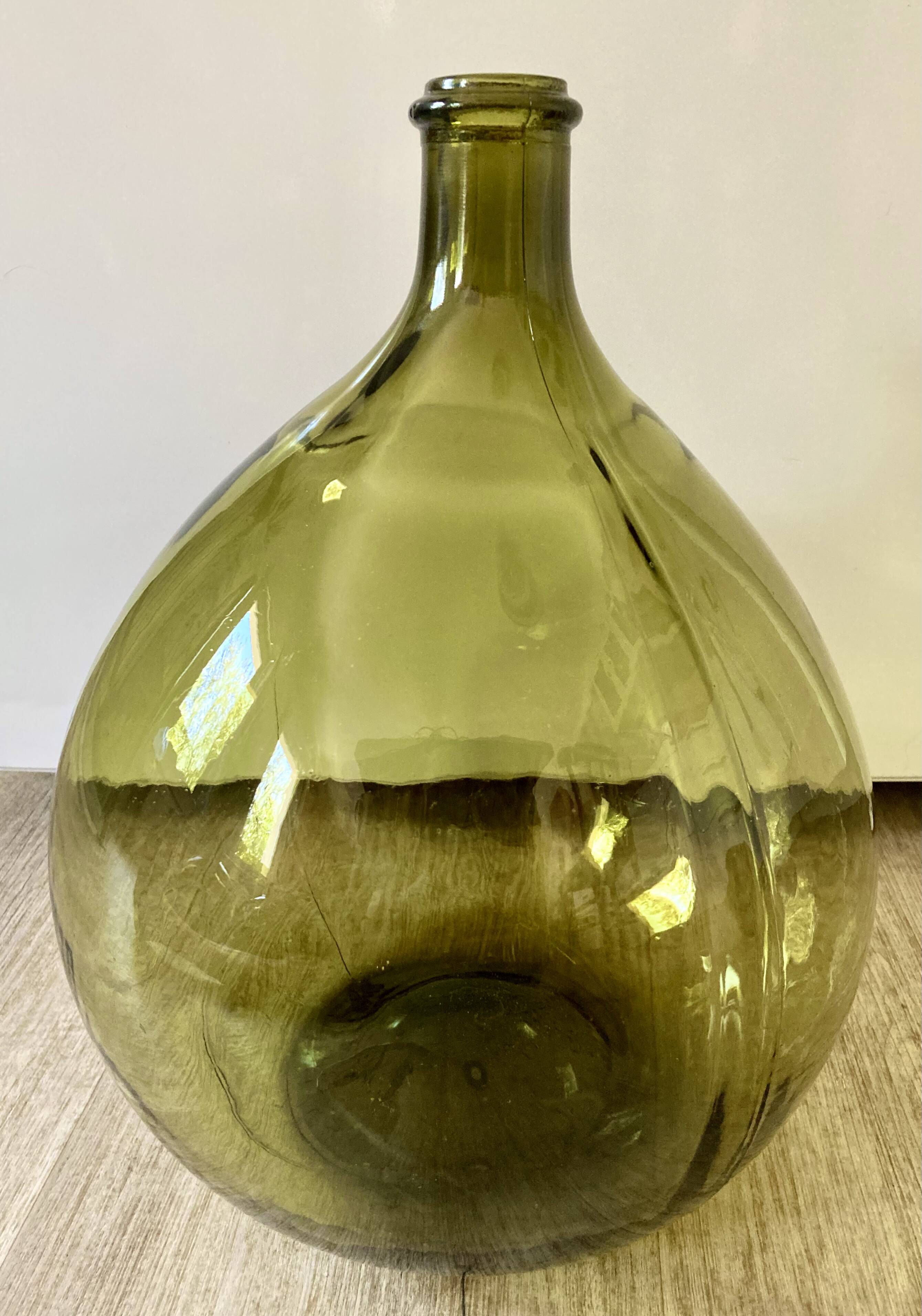 10L demijohn in a pretty olive green