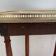 Console half moon wooden and marble louis XVI style