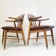 Suite de 4 fauteuils vintage 1960