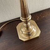 Golden brass lamp