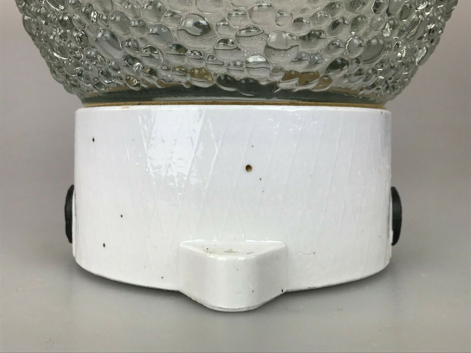 50s 60s lamp light wall lamp cellar lamp ceramic glass design 50s 60s