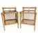 Mid-Century Bamboo and Rattan Nightstands, Spain, Hand-Crafted, 1970s