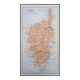Corsica, original map printed in 1906.