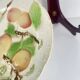 Set of 4 plates KG St Clément barbotine fruit (cherry, mirabelle, grape, pear), late 19th-early 20th century.