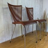 Pair of scoubidou chairs