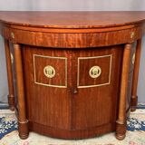 Empire style sideboard. Mahogany. Gilded bronze decoration.