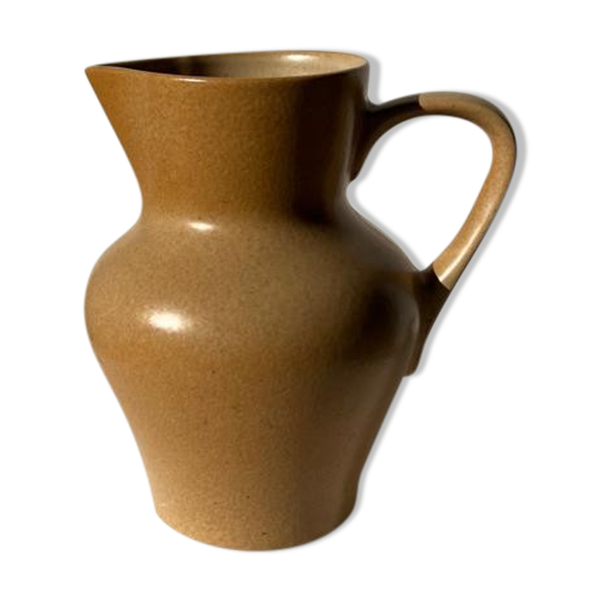 Petit pichet en grès beige clair