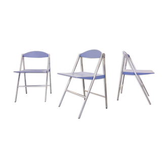 Folding chair "Donald" by Studio Cerri & Associati for Poltrona Frau