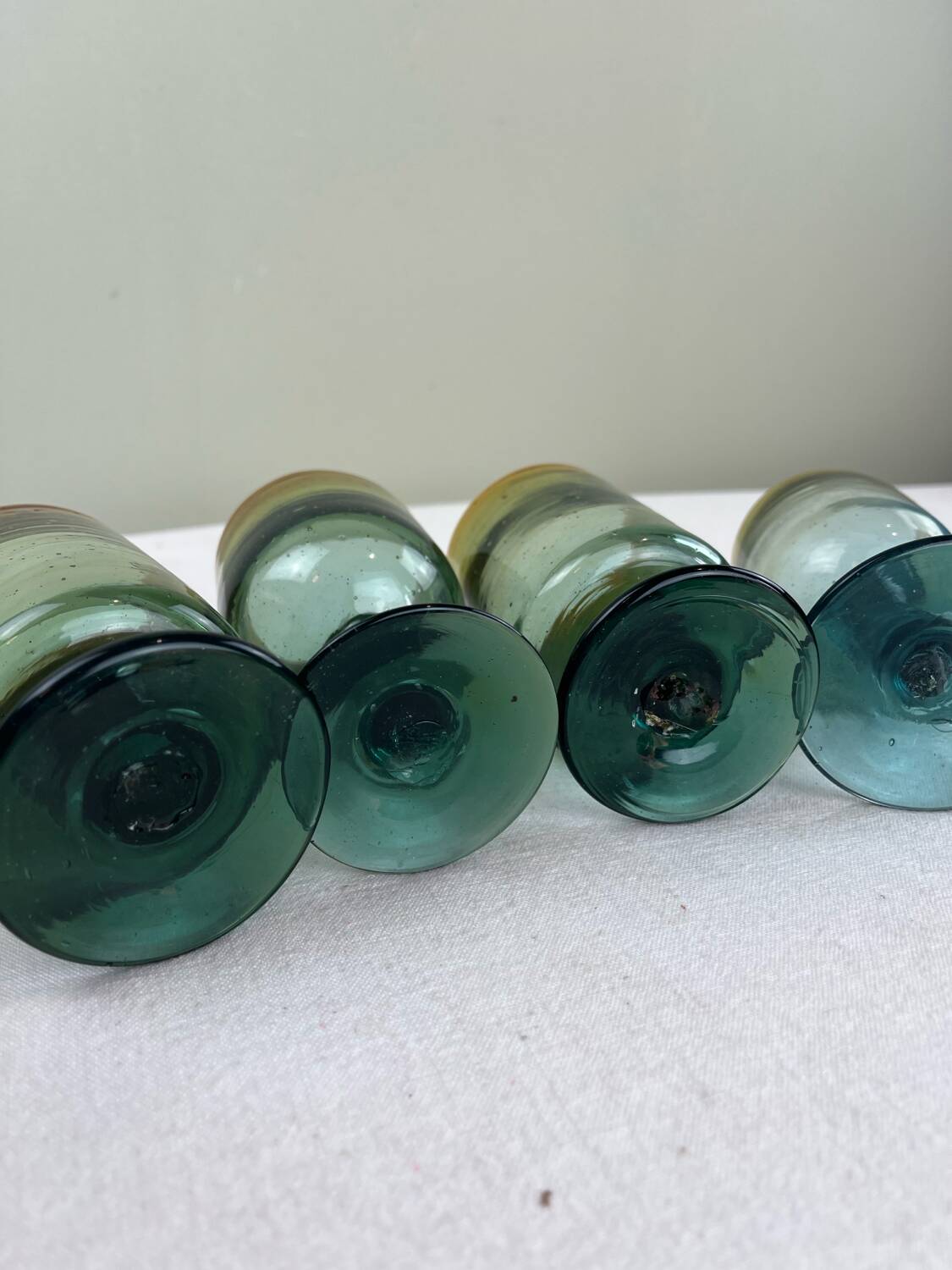 Blown glass goblets