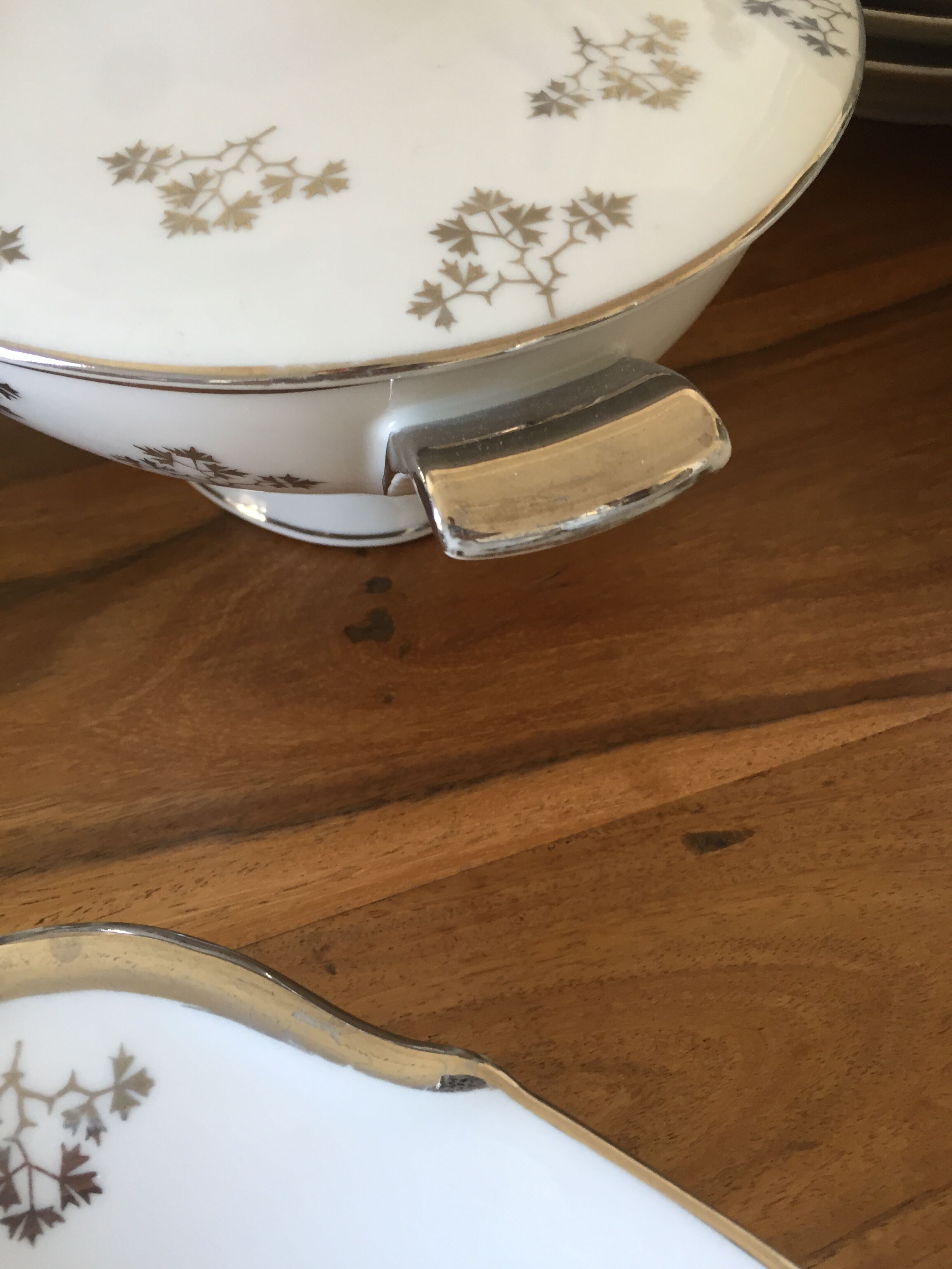 Service 70 pieces porcelain from limoges art deco