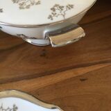 Service 70 pieces porcelain from limoges art deco