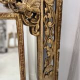Miroir a pare closes de style Louis XIV en bois et stuc doré XIX siècle