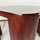 Table basse art déco en acajou par Otto Prutscher