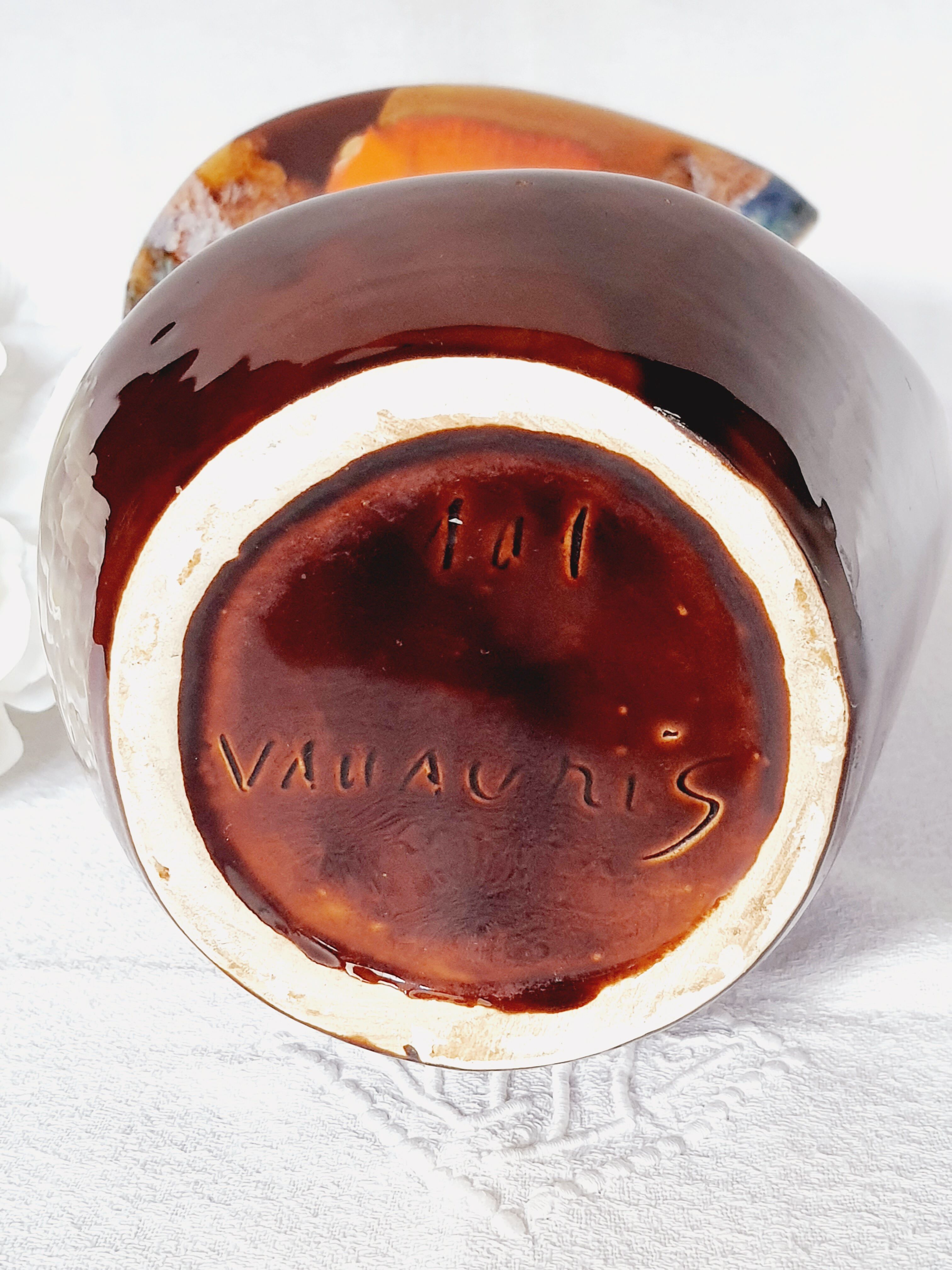 Vallauris fat lava vintage pitcher 50/60