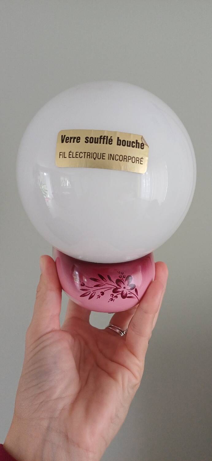 Space age wall light, globe. Tissot France.