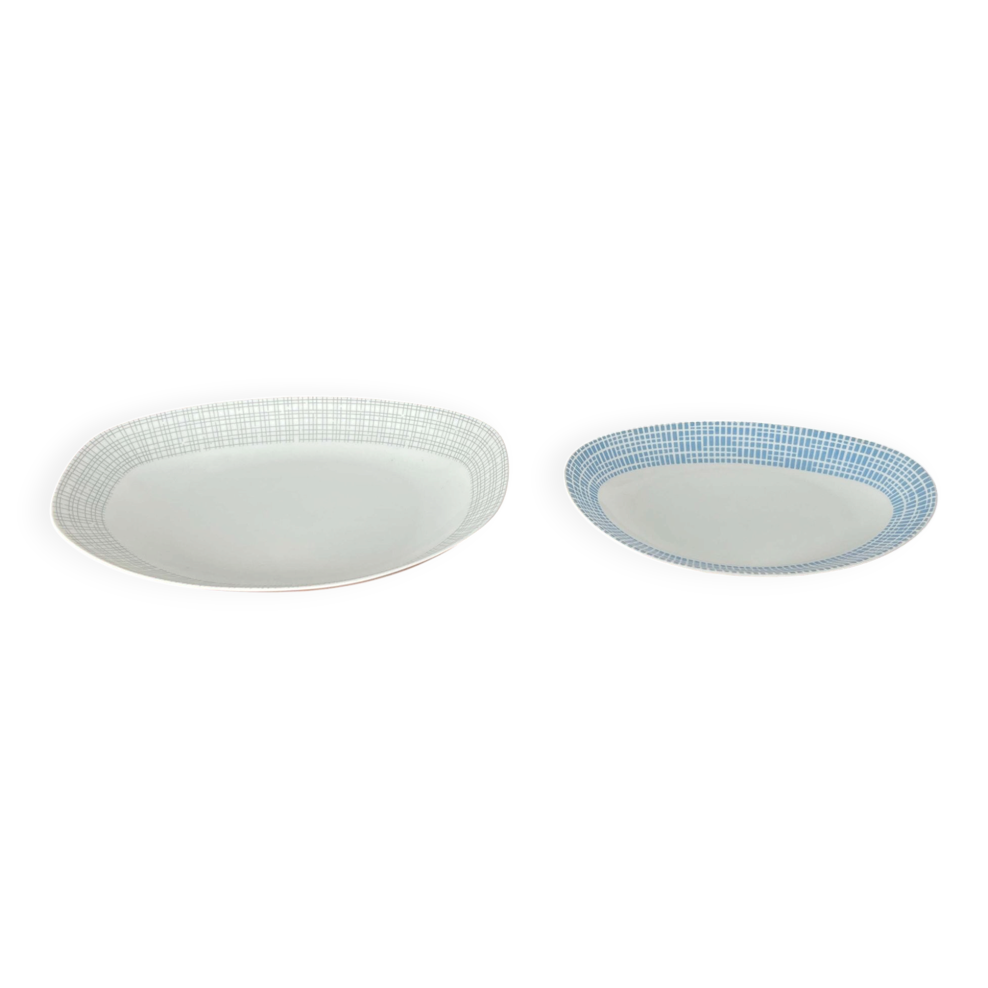 Mid-Century Modern German ceramic plates by Heinrich Löffelhardt for Arzberg, 1960s, set of 2.