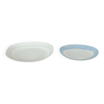 Mid-Century Modern German ceramic plates by Heinrich Löffelhardt for Arzberg, 1960s, set of 2.