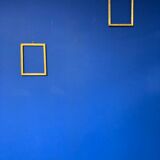 Pair of gold brass frames