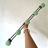 Vintage wall coat rack with 5 hooks