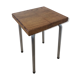 Vintage stool wood metal