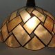 Vintage Capiz Shell Pendant Lamp – Woven Mother of Pearl Shade,