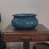Rimini Blue ceramic cache-pot, Aldo Londi, Bitossi